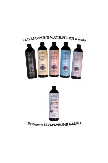 Marmo Kit – Výhodný set čističa na mramorové podlahy + čistiaci prostriedok podľa vlastného výberu | Hinnovae®